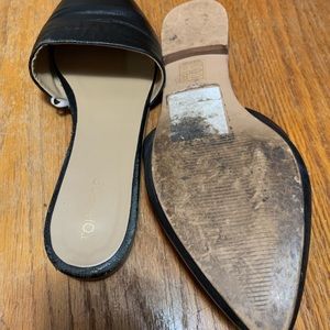 Topshop Black Mules